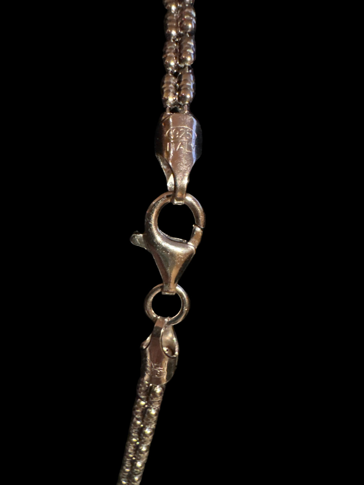 Triple Barrel Link Chain - 925 Sterling Silver