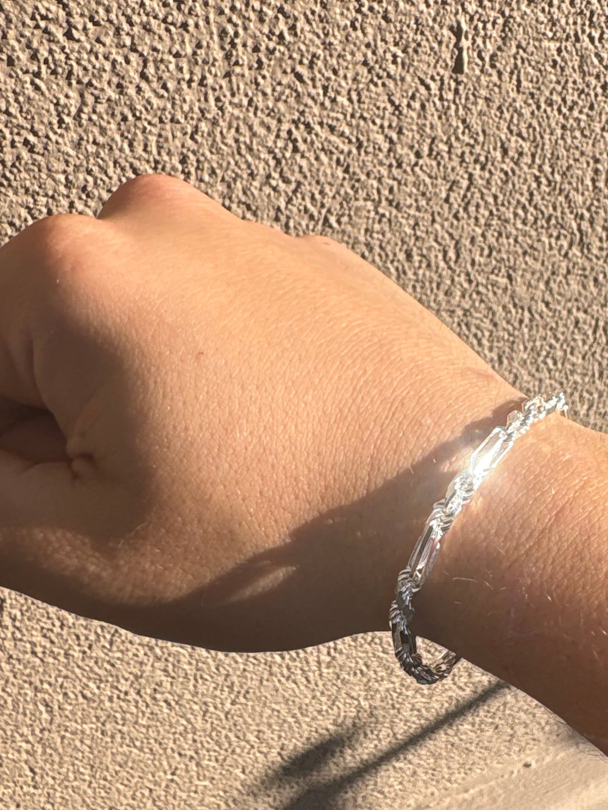 Figarope 4.3mm Chain/Bracelet - 925 Sterling Silver