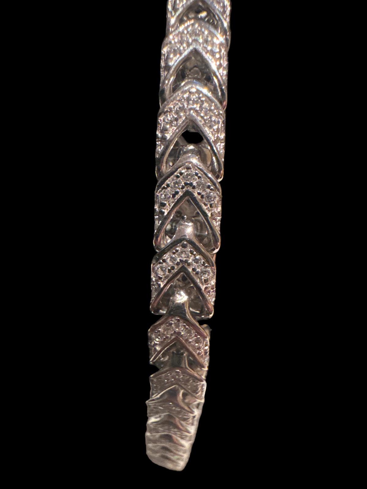 6mm Iced-out CZ Franco Bracelet - 925 Sterling Silver