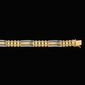 2-Tone Presidential Bracelet - Solid 10k Gold