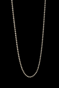 Diamond-Cut Mardi Gras 3mm Necklace - 925 Sterling Silver