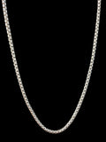 4mm Diamond-Cut Box Chain - 925 Sterling Silver