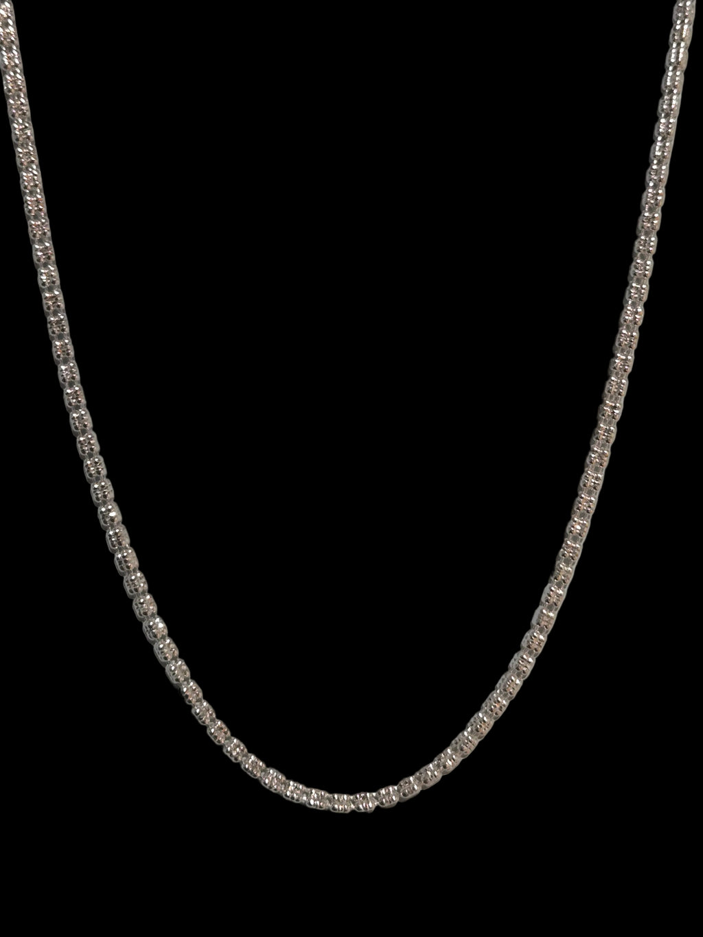 Triple Barrel Link Chain - 925 Sterling Silver
